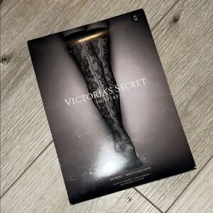 Victoria's Secret Black Lace Hosiery